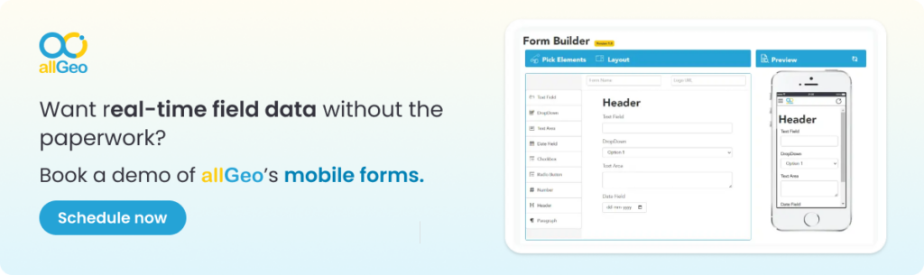 Offline forms for field data collection