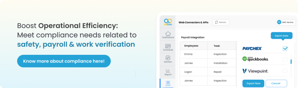 Know more about California Lunch Break Law and other field service compliance solution.  