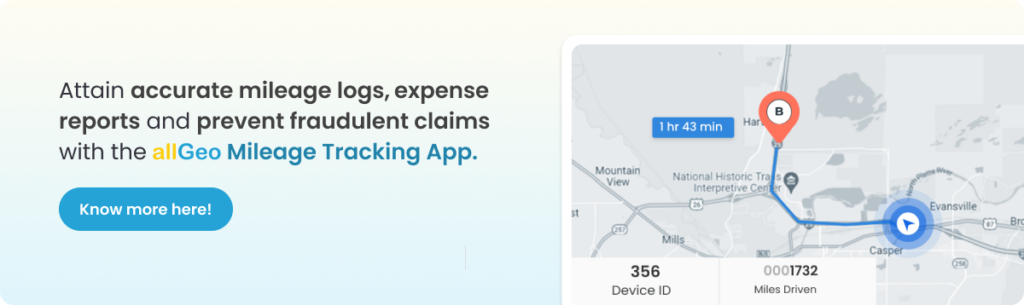 Track mileage with allGeo's mileage tracking app. 