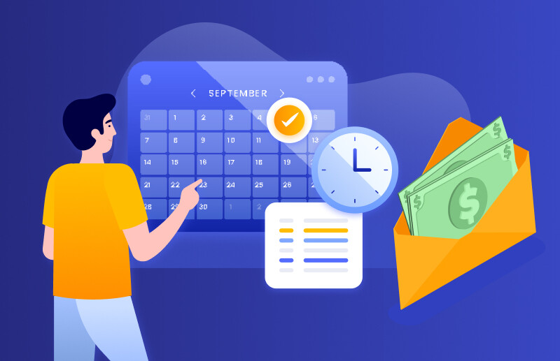 Semi-monthly and biweekly payroll schedules.