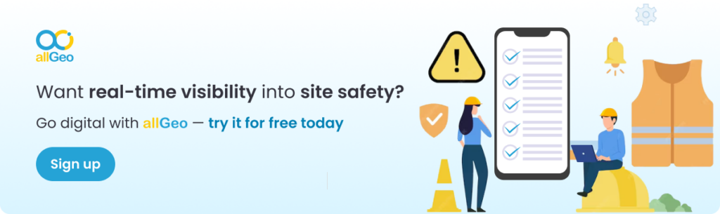 Real time visibility for site safety allGeo free trial
