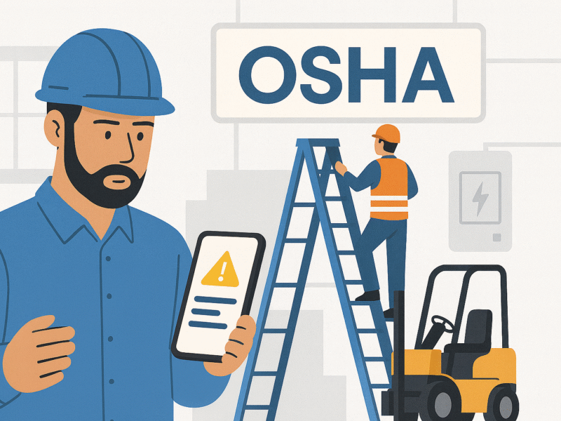 Most common types of OSHA Violations