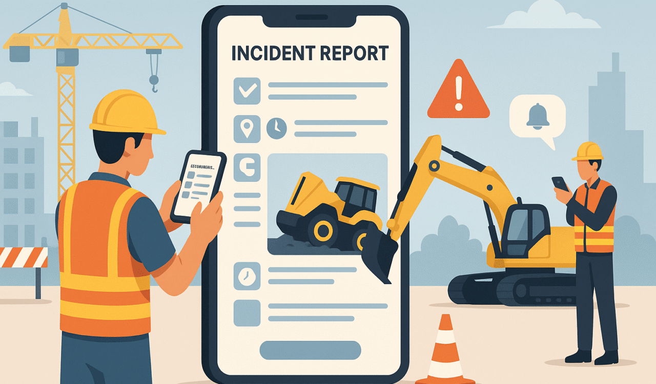 Incident Reporting with mobile forms in construction jobsite